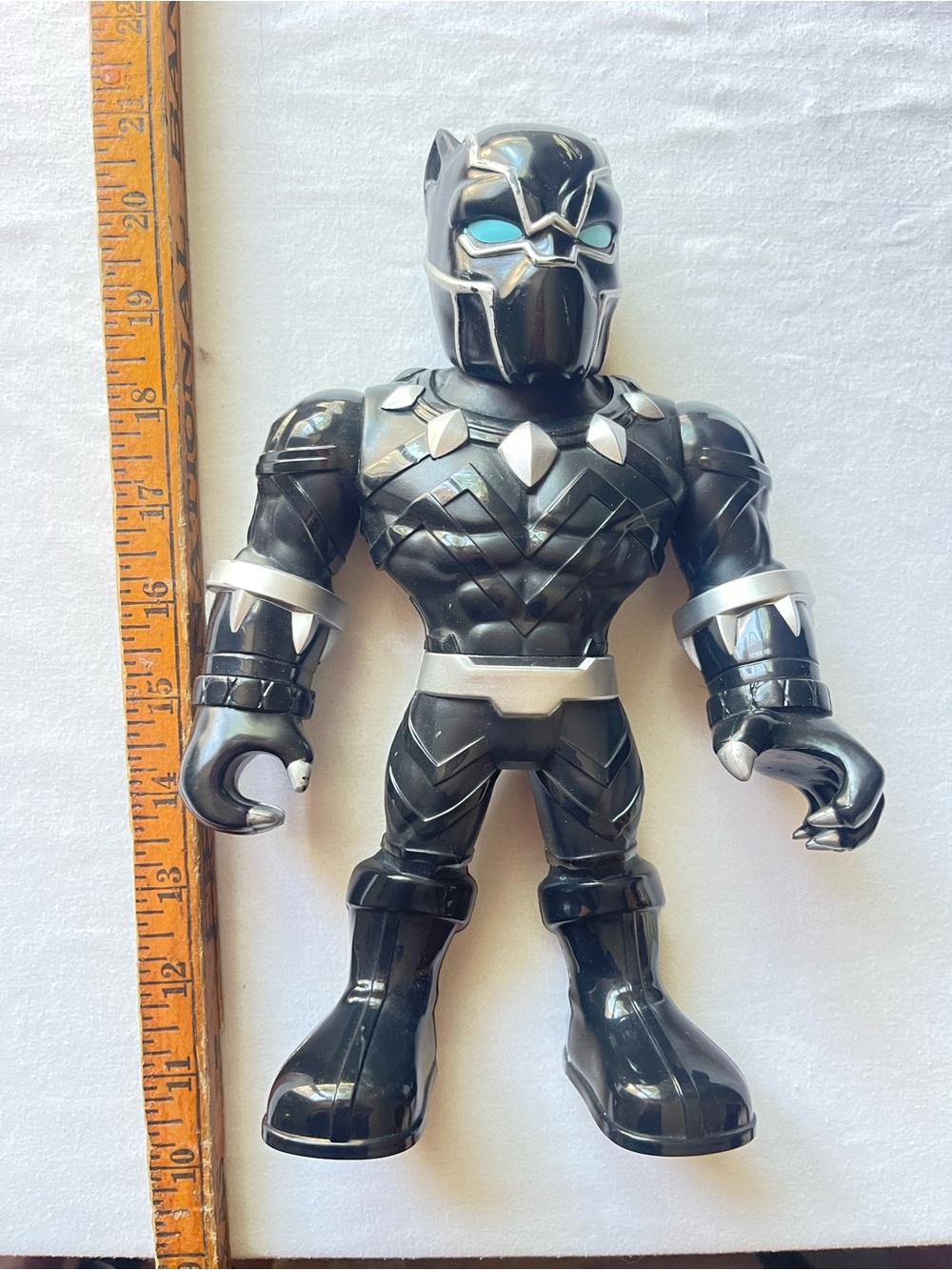 10” Hasbro Playskool Heroes Marvel Super Hero Mega Mighties Black Panther figure